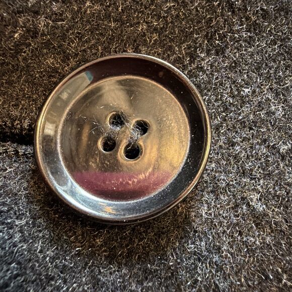 Calvin Klein Men Black Wool Cashmere 3 Button Overcoat Sz 60R Pacific 51711 - Picture 8 of 16